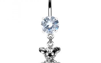 Piercing do pupíku - medvídek - WP01133-Q