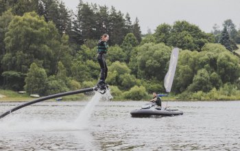 Flyboarding
