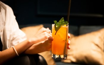 4chodové vegetariánské menu + neomezená konzumace nápojů