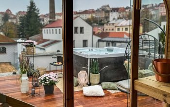 Luxusní pobyt s privátním střešním wellness 