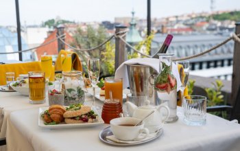 Exkluzivní brunch s výhledem na Prahu
