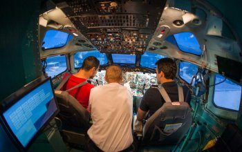 Letecký simulátor DC-9 + let v Robin DR-400