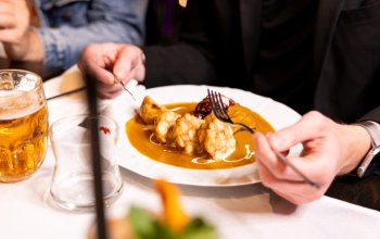 Polední menu v restauraci Talíř