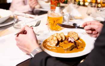 Polední menu v restauraci Talíř