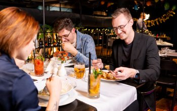 Polední menu v restauraci Talíř