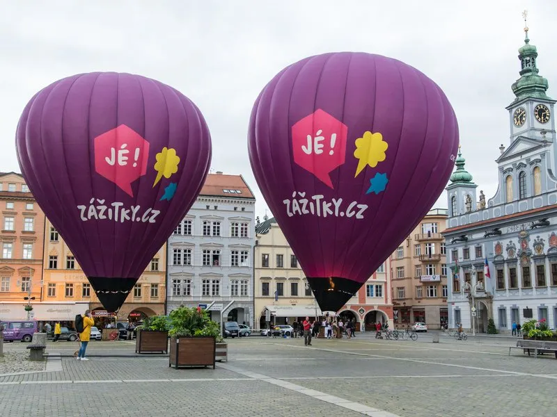 Privátní let balónem s ubytováním