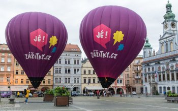 Privátní let balónem s ubytováním