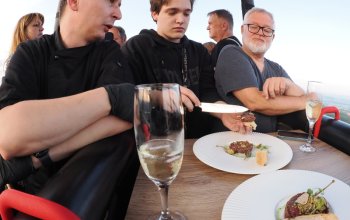 Gurmánský let balonem u Uherského Hradiště +…