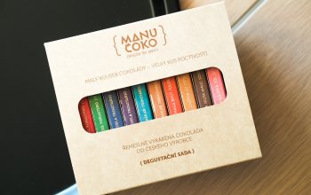 Dárková sada 10 řemeslných čokolád