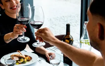 Čtyřchodové degustační menu v restauraci hotelu Pytloun