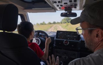 Řízení offroadového vozidla 4x4 pro děti