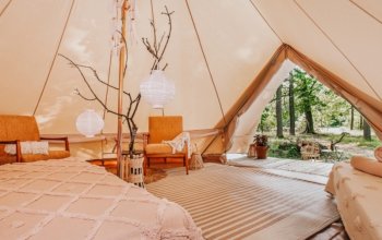 Glamping v Černické oboře