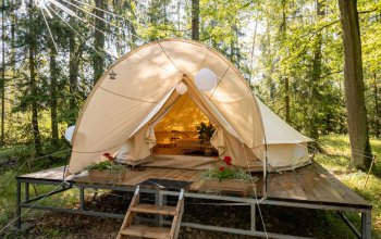 Glamping v Černické oboře