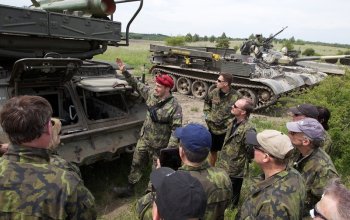 Řízení obrněného bojového tanku T-55