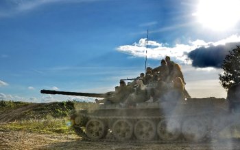 Řízení obrněného bojového tanku T-55 Řízení obrněného bojového tanku T-55