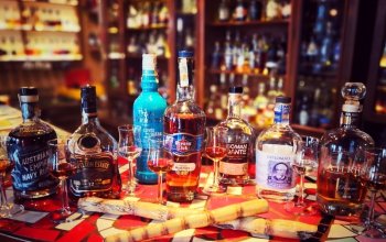 Degustace rumu v Cubana baru, Brno