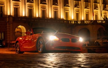 Jízda historickým centrem Prahy v červeném BMW Z4