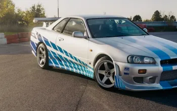 Jízda na polygonu v legendě Nissan Skyline