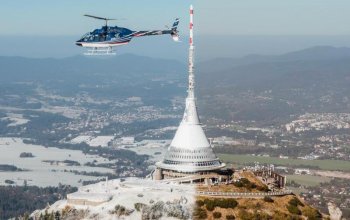 Zimní zážitkový vyhlídkový let vrtulníkem