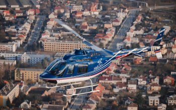 Zimní zážitkový vyhlídkový let vrtulníkem