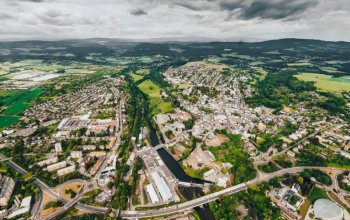 Zimní zážitkový vyhlídkový let vrtulníkem