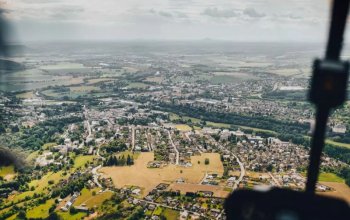 Zimní zážitkový vyhlídkový let vrtulníkem