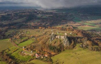 Zimní zážitkový vyhlídkový let vrtulníkem