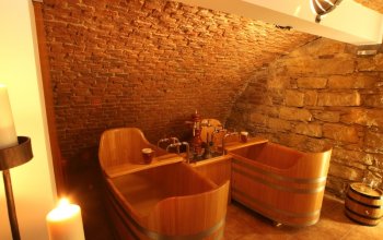 Pivní koupel s neomezenou konzumací piva Bernard