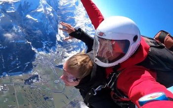 Tandemový seskok padákem v Rakousku: Zell am See