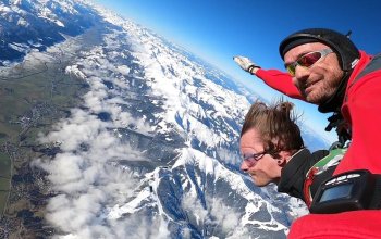 Tandemový seskok padákem v Rakousku: Zell am See