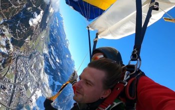 Tandemový seskok padákem v Rakousku: Zell am See