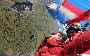 Tandemový seskok padákem v Rakousku: Zell am See