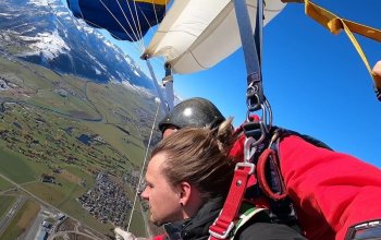 Tandemový seskok padákem v Rakousku: Zell am See
