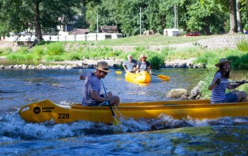 Akční den na koloběžce a kánoi