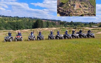 Extrémní jízda na čtyřkolce