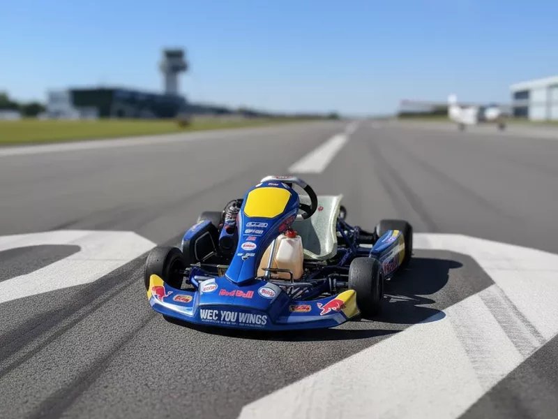 Adrenalinová jízda na okruzích a letištích v motokáře Rotax 125 MAX