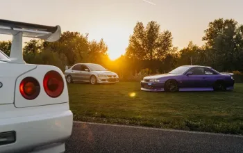 Jízda nebo drift na polygonu v japonských legendách