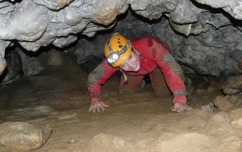 Via ferrata v jeskyni