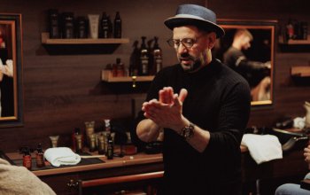 Sestřih pro tátu a syna v barber shopu