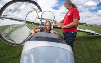 Vyhlídkový let větroněm pro milovníky letadel