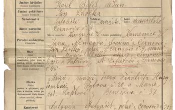 Sestavení osobního rodokmenu Celá ČR