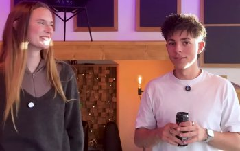 Hvězdou za jeden den: Natáčení v nahrávacím studiu