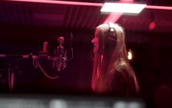 Hvězdou za jeden den: Natáčení v nahrávacím studiu