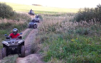 Extrémní jízda na čtyřkolce