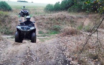 Extrémní jízda na čtyřkolce