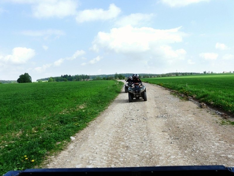 Dobrodružná jízda na čtyřkolce