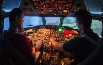 Letecký simulátor DC-9 + let v Dynamic WT-9