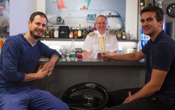 Letecký simulátor DC-9 + let v Dynamic WT-9