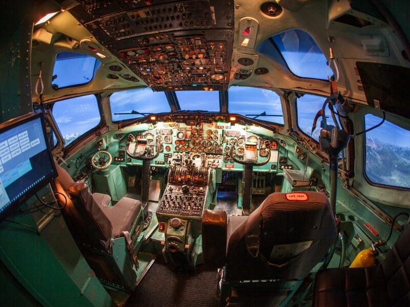 Letecký simulátor DC-9 + let v Dynamic WT-9