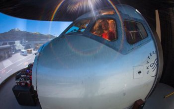 Letecký simulátor DC-9 + let v Dynamic WT-9